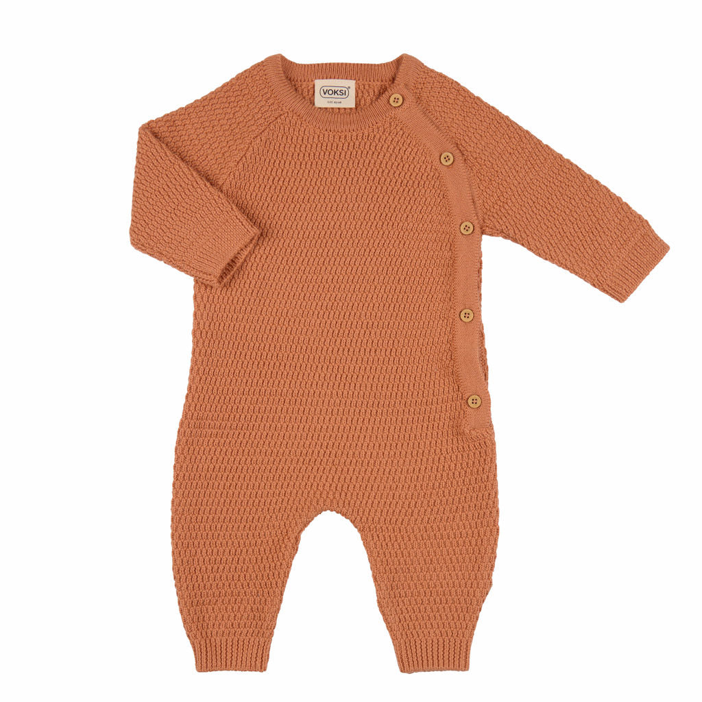 Wool Jumpsuit Honeycomb